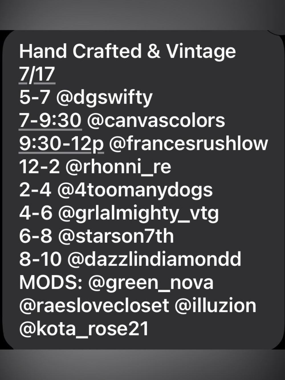 8 Hosts! 17 hour share show! Jump on the train, Fridays! ! @frances.rushlow - Picture 2 of 9